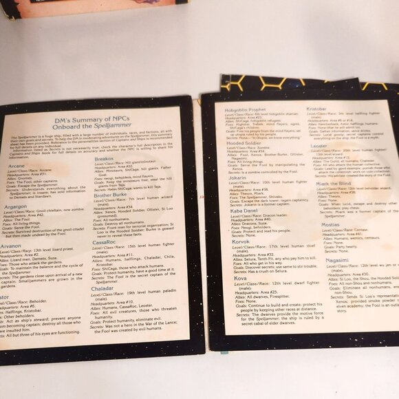 Advanced Dungeons & Dragons 2nd Edition Legend of Spelljammer Maps - Picture 5 of 9